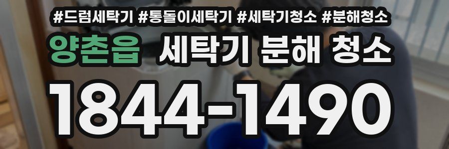 양촌읍 세탁기 분해 청소