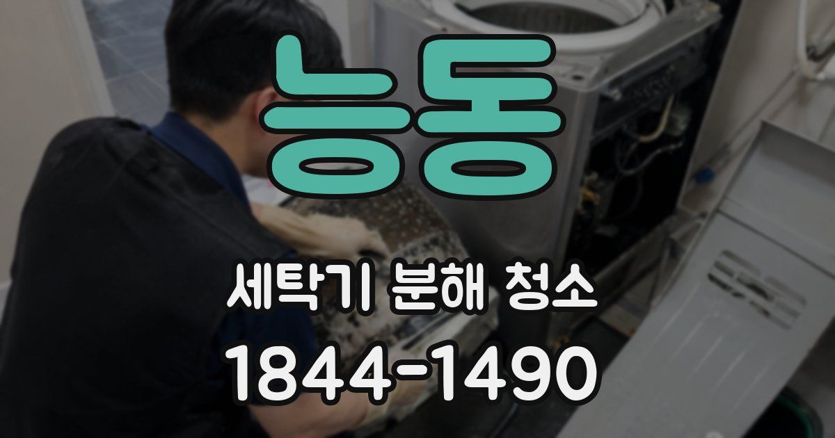 능동 세탁기 분해 청소