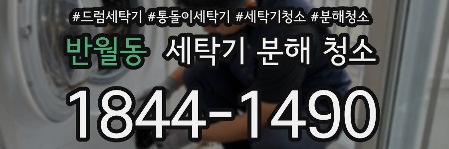 반월동 세탁기 분해 청소