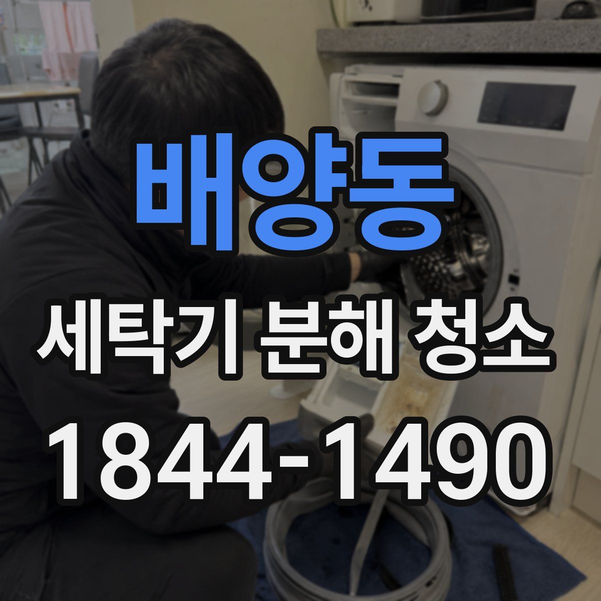 배양동 세탁기 분해 청소