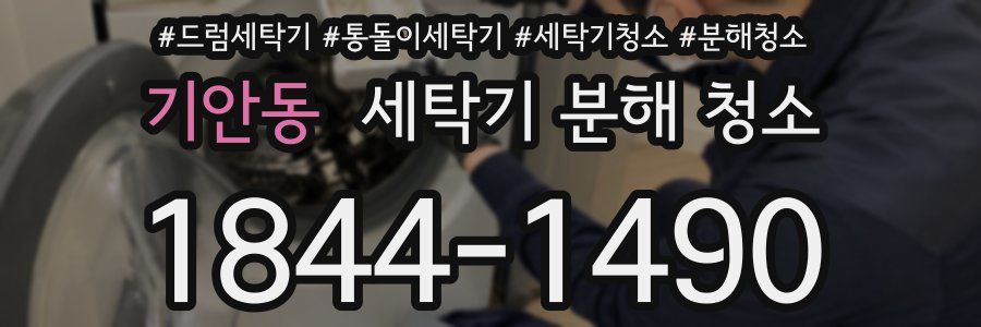 기안동 세탁기 분해 청소
