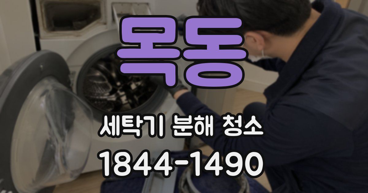 목동 세탁기 분해 청소