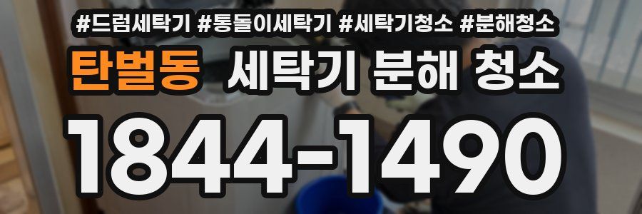 탄벌동 세탁기 분해 청소