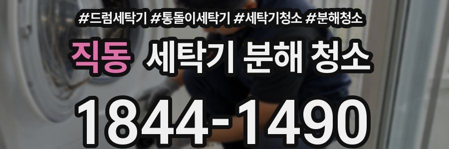 직동 세탁기 분해 청소