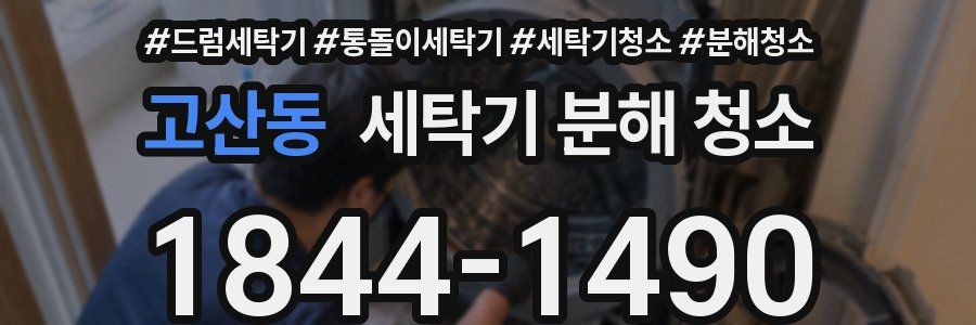 고산동 세탁기 분해 청소