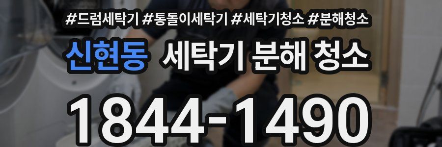 신현동 세탁기 분해 청소
