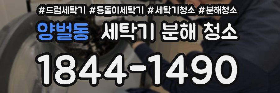 양벌동 세탁기 분해 청소