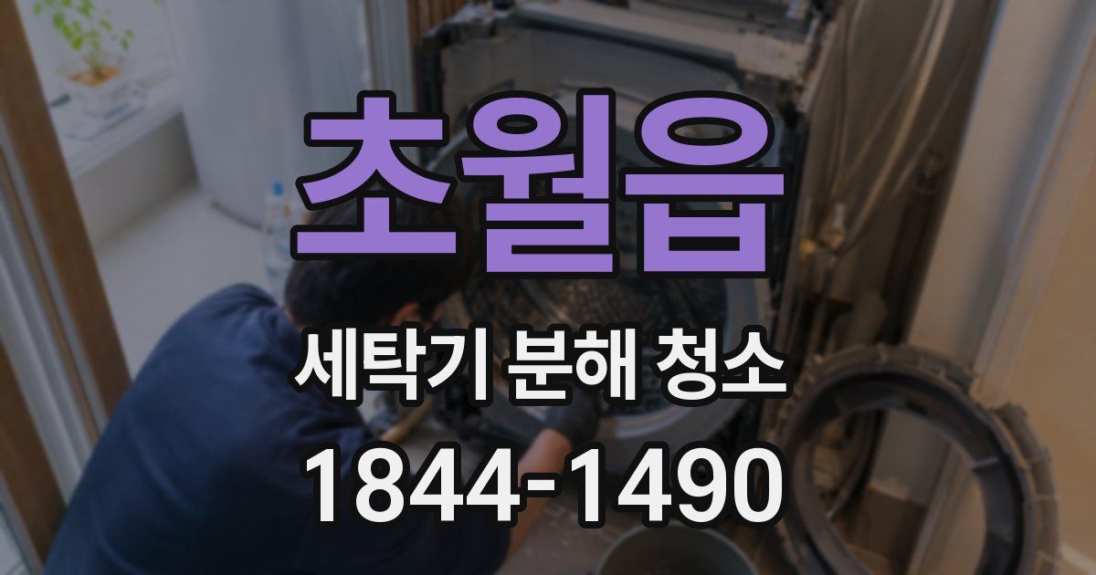 초월읍 세탁기 분해 청소