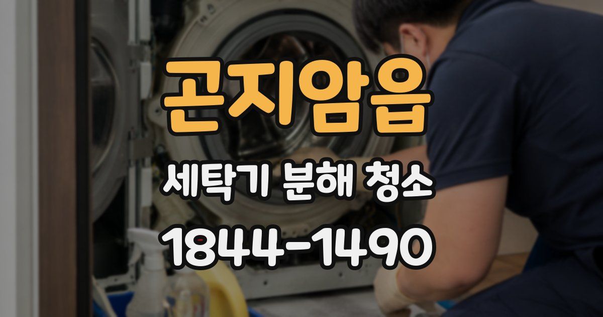 곤지암읍 세탁기 분해 청소