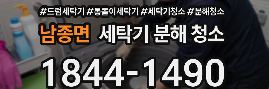 남종면 세탁기 분해 청소