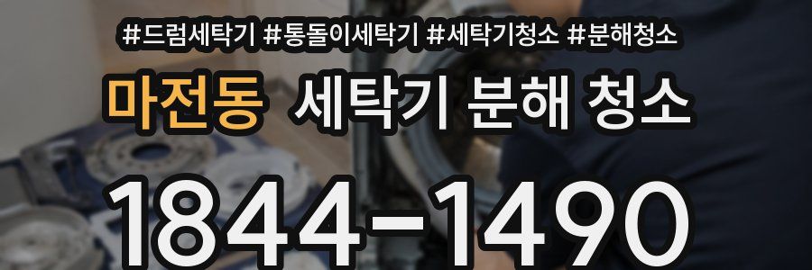 마전동 세탁기 분해 청소