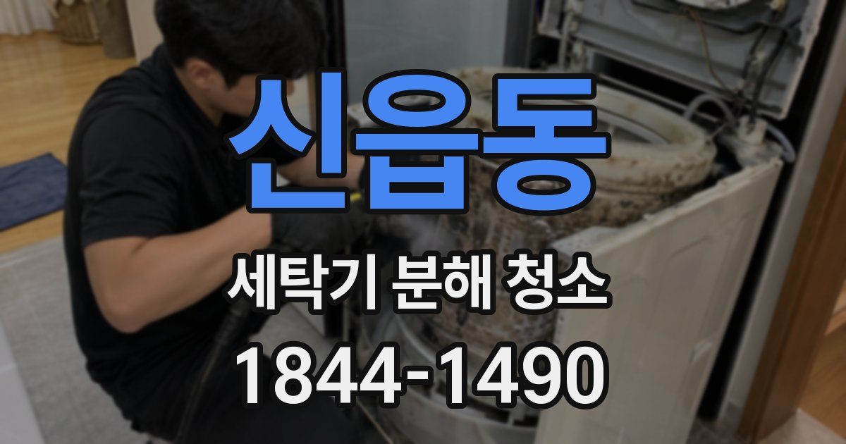 신읍동 세탁기 분해 청소