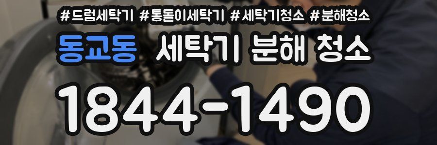 동교동 세탁기 분해 청소