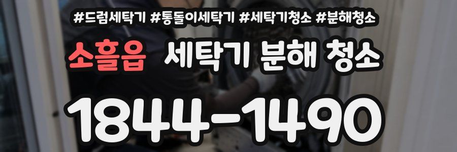 소흘읍 세탁기 분해 청소
