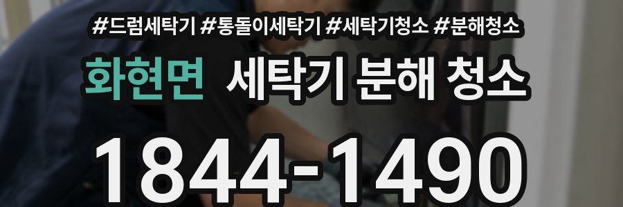 화현면 세탁기 분해 청소