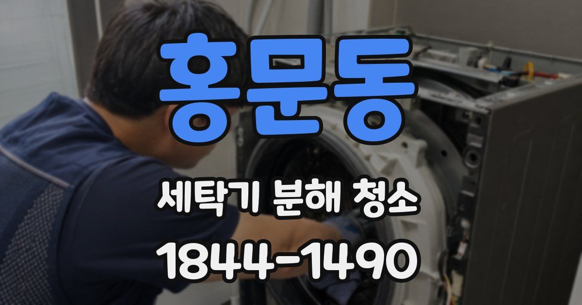 홍문동 세탁기 분해 청소