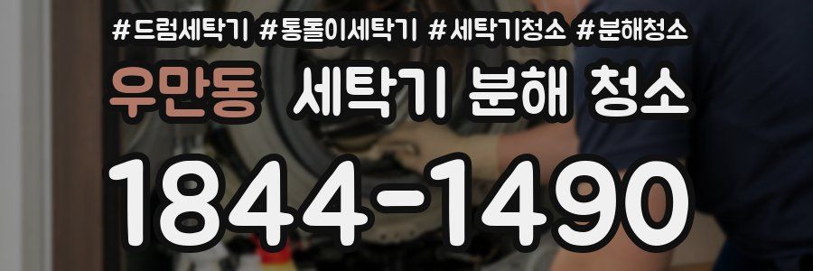 우만동 세탁기 분해 청소