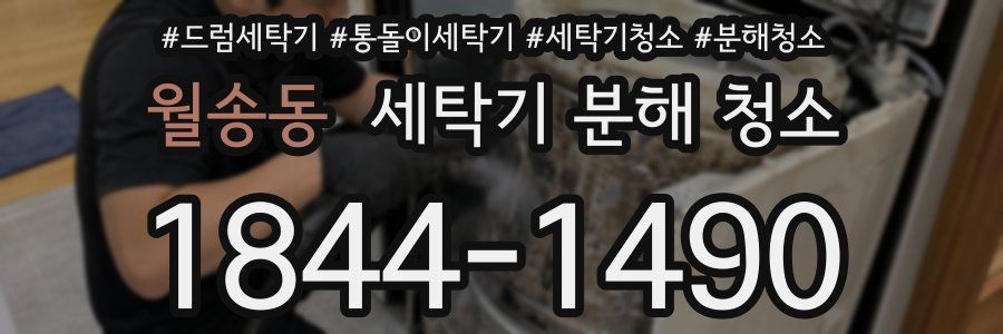 월송동 세탁기 분해 청소