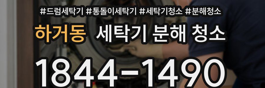 하거동 세탁기 분해 청소