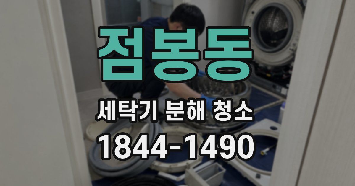 점봉동 세탁기 분해 청소