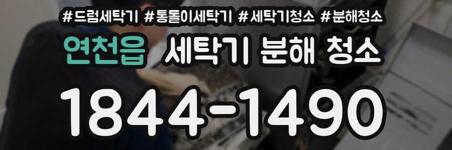 연천읍 세탁기 분해 청소