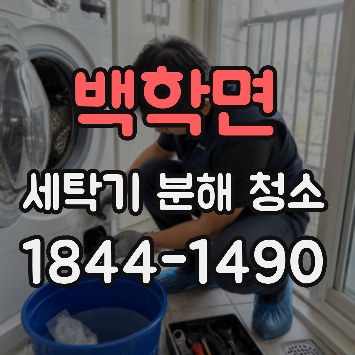 백학면 세탁기 분해 청소
