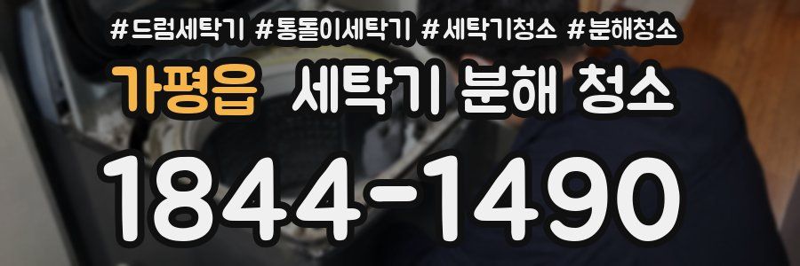가평읍 세탁기 분해 청소