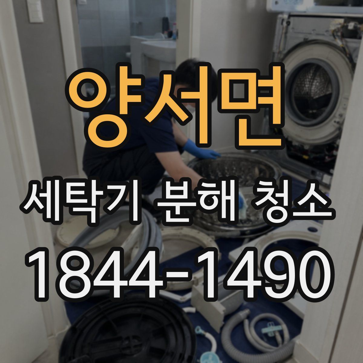 양서면 세탁기 분해 청소