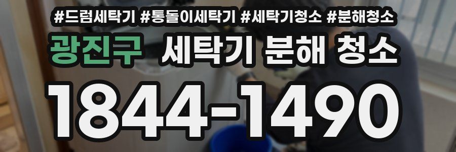 광진구 세탁기 분해 청소