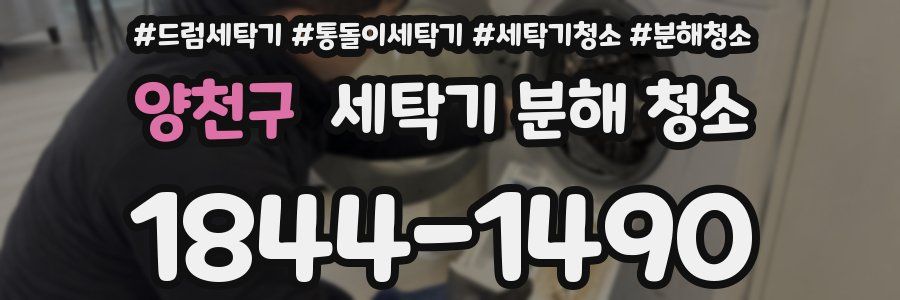 양천구 세탁기 분해 청소