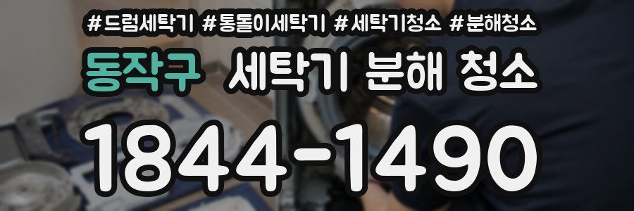 동작구 세탁기 분해 청소