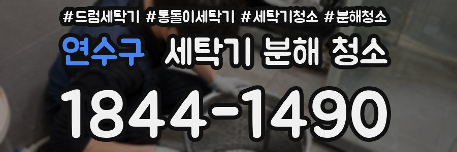 연수구 세탁기 분해 청소