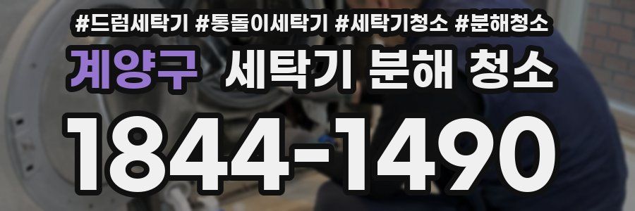 계양구 세탁기 분해 청소