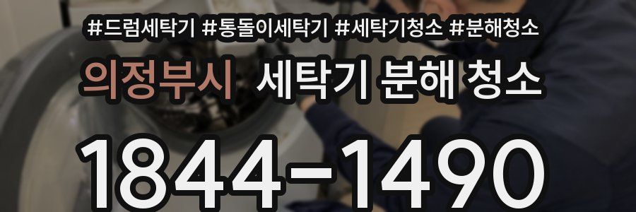 의정부시 세탁기 분해 청소