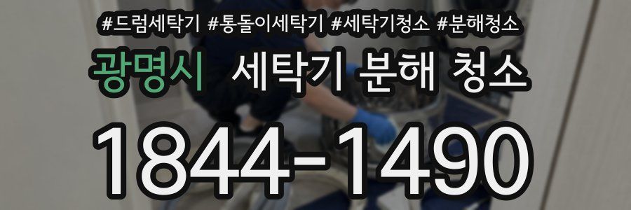 광명시 세탁기 분해 청소