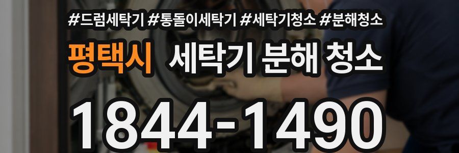 평택시 세탁기 분해 청소
