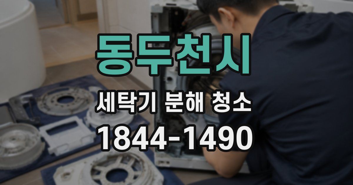 동두천시 세탁기 분해 청소