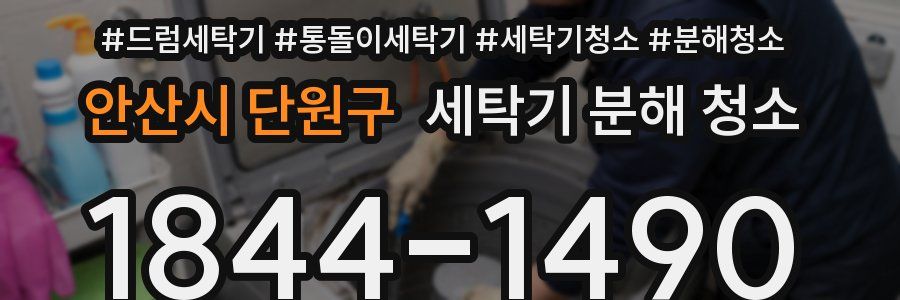 안산시 단원구 세탁기 분해 청소