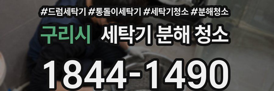 구리시 세탁기 분해 청소