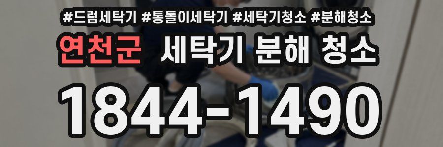 연천군 세탁기 분해 청소