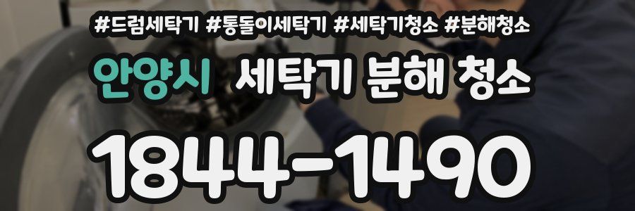 안양시 세탁기 분해 청소