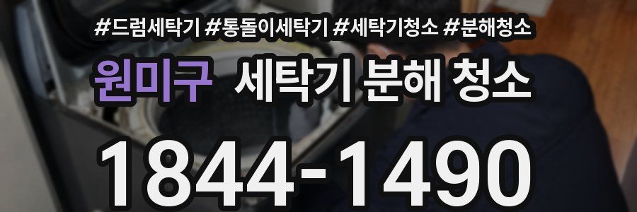 원미구 세탁기 분해 청소