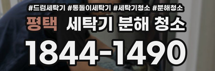 평택 세탁기 분해 청소