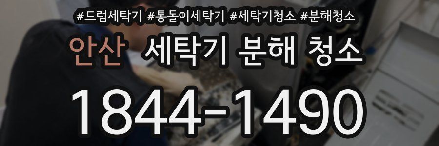 안산 세탁기 분해 청소