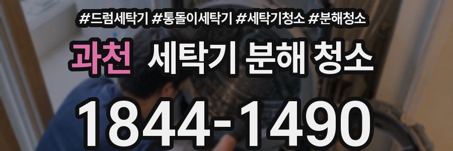 과천 세탁기 분해 청소