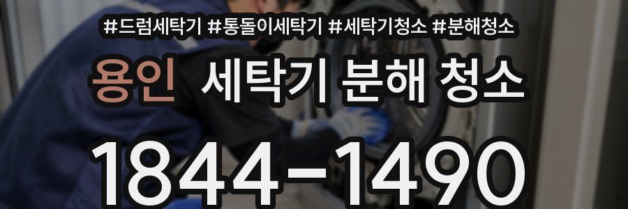 용인 세탁기 분해 청소