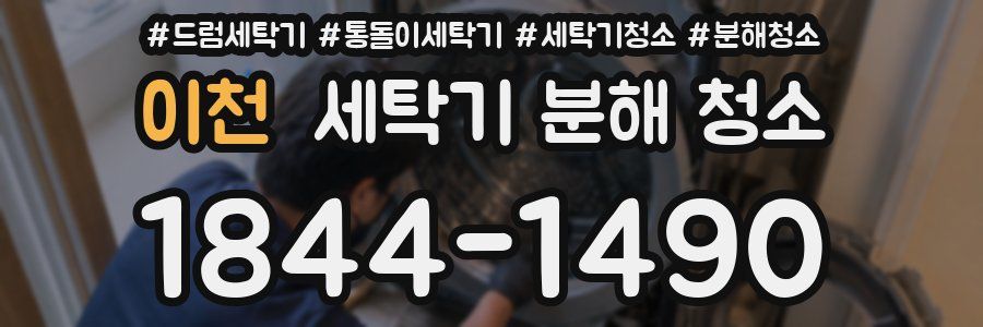 이천 세탁기 분해 청소