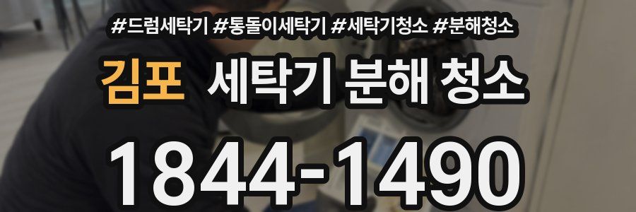 김포 세탁기 분해 청소