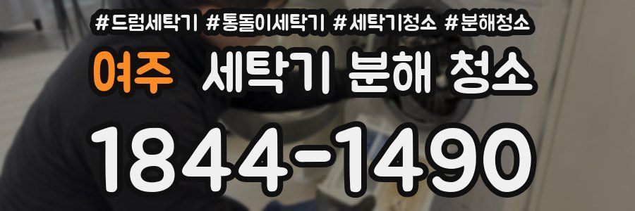 여주 세탁기 분해 청소