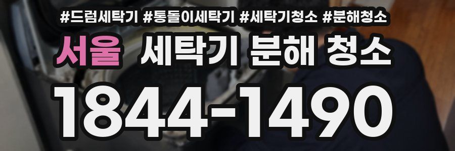 서울 세탁기 분해 청소